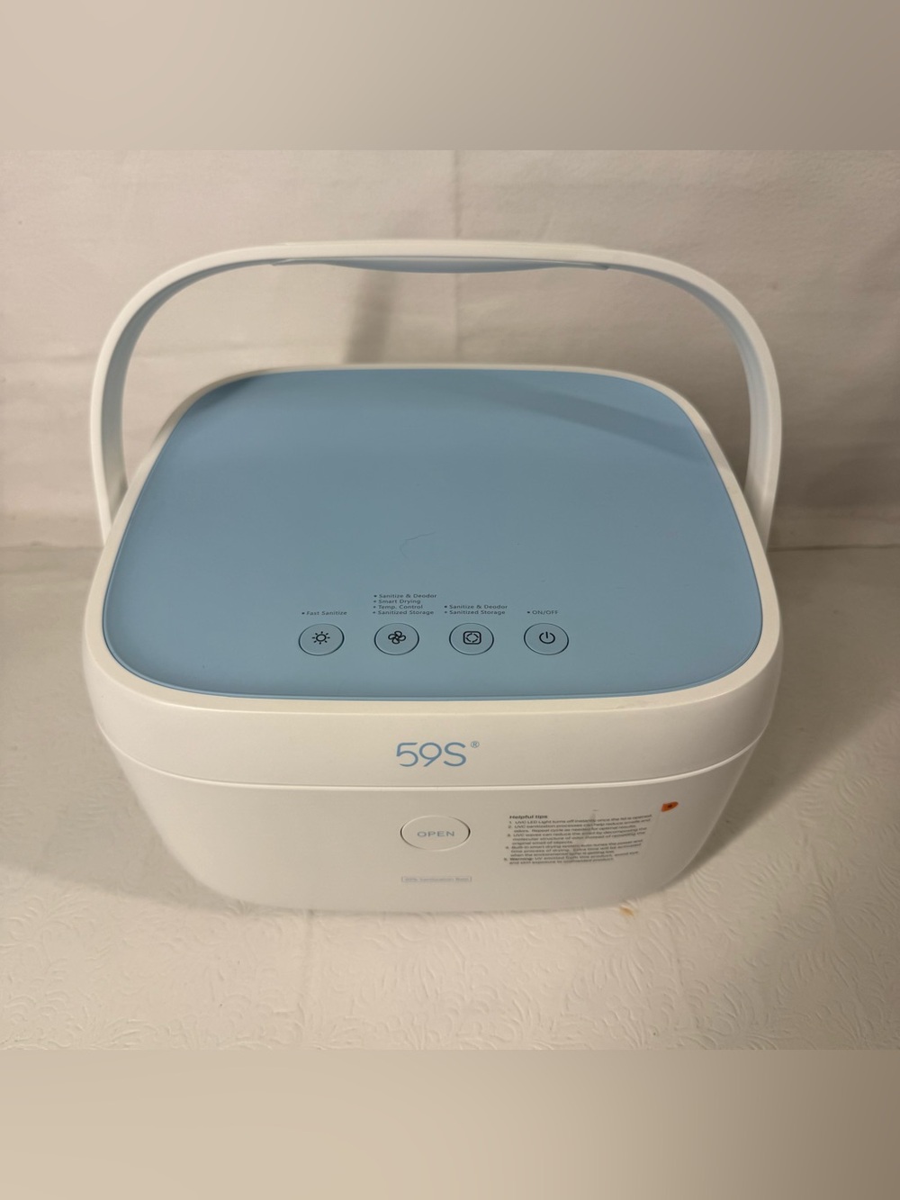 E11 59S Liviliti Paptizer Smart Sanitizer UV LED Heat Sanitizing Box SZH40-T5